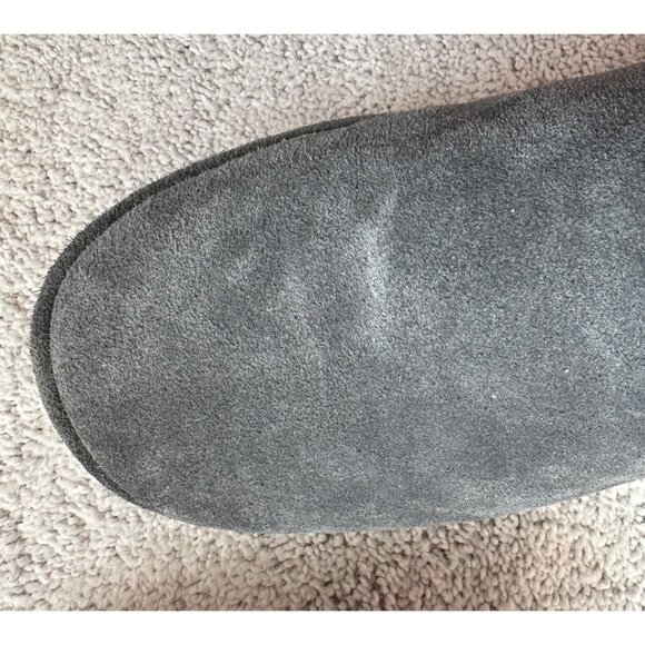 Bearpaw Emma Size 9 Shearling Fur Lined Winter 10" Boots Gray Suede - Picture 13 of 16